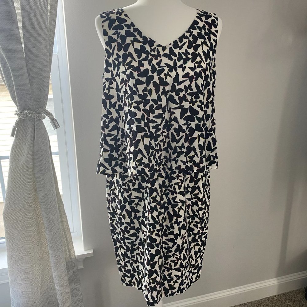 Kate Spade Double Layer Butterfly Silk blend dress. Great condition.